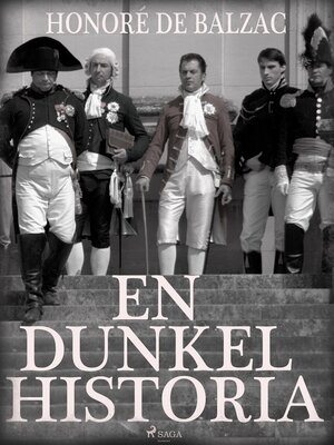 cover image of En dunkel historia